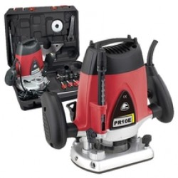 Stayer  PR 10 EK - Masina de frezat, 1800 W, 6, 6.35, 8, 10, 12, 12.7 mm, pornire lina, turatie reglabila, valiza plastic