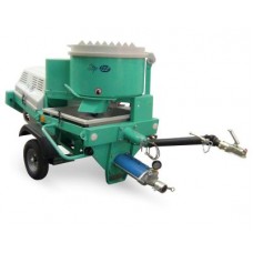 Step 120 GR-M monofazic 230V-50Hz - cu malaxor si tractabila, debit maxim material 25 l/min., dist. de pompare orizontal/vertical 40/15 m 