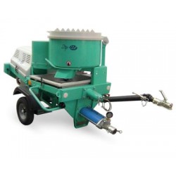 Step 120 GR-M monofazic 230V-50Hz - cu malaxor si tractabila, debit maxim material 25 l/min., dist. de pompare orizontal/vertical 40/15 m 