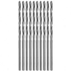 Sthor  21934 - Set burghie metal, HSS, 4.8  mm, tija cilindrica, 10  bucati