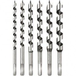 Sthor  22466 - Set burghie elicoidale, 10-20  mm, tija hexagonala, 6 bucati