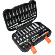 Sthor  58643 - Set capete de insurubare si chei tubulare, mixt, 56 bucati