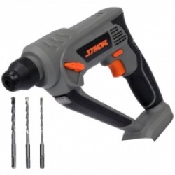 Sthor  78107 - Rotopercutor SDS-Plus fara acumulatori si incarcator, Li-Ion, 20 V, - Ah, 1.1 J, accesorii