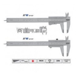 
                            Subler de buzunar cu vernier  0 ÷  150 mm Blue-Line VOGEL 201027                        
