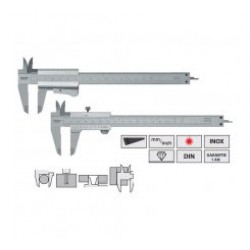 
                            Subler de buzunar cu vernier, DIN 862  0 ÷  150 mm Blue-Line VOGEL  201020-2 (S                        