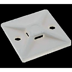 SUPORT CU ADEZIV PENTRU BRIDE MT-25 (100BUC) ALB