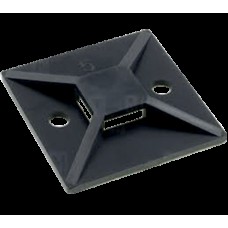 SUPORT CU ADEZIV PENTRU BRIDE MT-30 (100BUC) NEGRU
