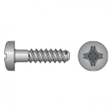  SURUB CU CAP BOMBAT PENTRU TERMOPLASTE, INOX A2