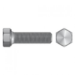  SURUB CU CAP HEXAGONAL TOTAL FILETAT DIN 933, INOX A4