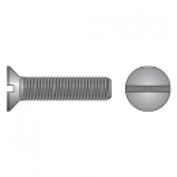  SURUB CU CAP INECAT CRESTAT DIN 963, OTEL GR.4.8, ZINCAT