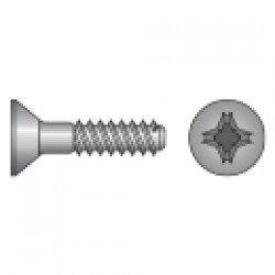  SURUB CU CAP TESIT PENTRU TERMOPLASTE, INOX A2