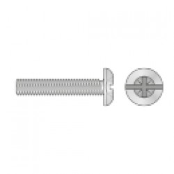  SURUB M4 CU CAP BOMBAT LOCAS CRUCIFORM COMBI Z, OTEL, NICHELAT