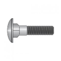  SURUB TORBANT FARA PIULITA DIN 603, INOX A2