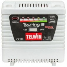 TELWIN  TOURING 15 - Redresor auto, 100 W, 12/24 V, 9 A