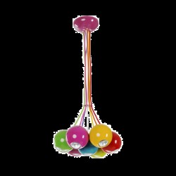 TINY CANDELABRU 7xGU10 MULTICULOARE