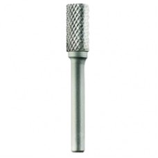 Tivoly  1031611 - Freza cu carburi metalice,  10x20x65 mm, tija 6 mm, forma A (cilindrica fara tais frontal), tais dublu