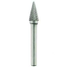 Tivoly  1031711 - Freza cu carburi metalice,  4x12x50 mm, tija 6 mm, forma M (conica cu cap ascutit), tais dublu