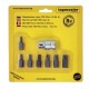 Topmaster  330325 - Set capete de insurubare, profil TX20, TX25, TX30, TX40, TX45, TX50, TX55, 8 bucati