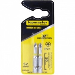 Topmaster  338711 - Set capete de insurubare, PZ1, 2 bucati