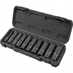 Topmaster  338803 - Set 10 chei tubulare impact, 10-24  mm, 1/2 inch