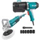 Total  TIW10101 + TP1141806 - Masina de insurubat cu impact, 1050 W, 550 Nm, M6-M20, patrat 1/2 inch, valiza plastic, accesorii + Masina de lustruit, 1400 W, 180 mm