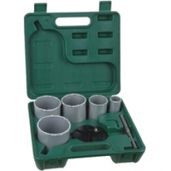 Troy  T27408 - Set carote, multimaterial, 33-83  mm, 8  bucati