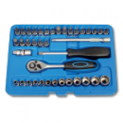  TRUSA 2151 - 39 PIESE DIN OTEL CROM-VANADIU (METRIC & INCH/SAE)