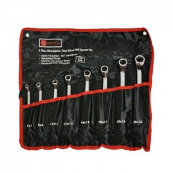 Trusa chei inelare cotite 8 buc 6-22 mm (husa) MAF