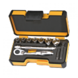  TRUSA DE SCULE 1/4”CU ANTRENOR ERGONIC CU CLICHET REVERSIBIL - XS 11 - 11 PIESE