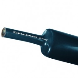 Tub termocontractabil mediu Cellpack 127419, tip SRH2, cu adeziv, negru, 27 - 8 / 1000 mm