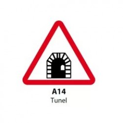 Tunel A14, Indicator rutier