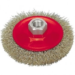 Vorel  06973 - Perie disc, 115x- mm, fir ondulat, metal