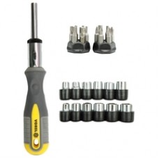 Vorel  60975 - Set capete de insurubare si chei tubulare, mixt, 29 bucati