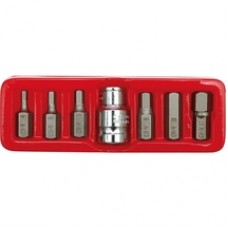 Vorel  66710 - Set capete de insurubare, profil HEX, 7 bucati