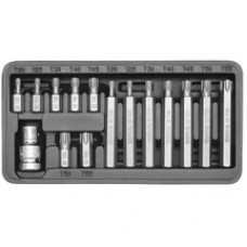 Yato  YT-0411 - Set capete de insurubare, profil TX, 15 bucati