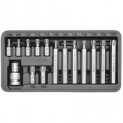 Yato  YT-0411 - Set capete de insurubare, profil TX, 15 bucati