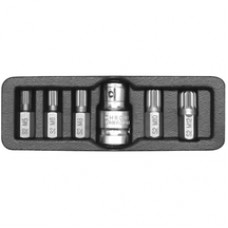 Yato YT-0414 - Set capete de insurubare, profil SPLINE, 6 bucati Yato YT-0414 - Set capete de insurubare, profil SPLINE, 6 bucati