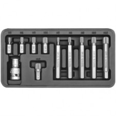 Yato  YT-0415 - Set capete de insurubare, profil SPLINE, 11 bucati