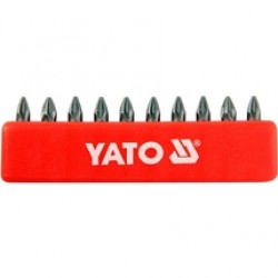 Yato  YT-0470 - Set capete de insurubare, profil PZ1, 10 bucati
