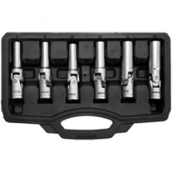 Yato  YT-05339 - Set chei tubulare cu imbinare flexibila pentru bujii, 6 bucati