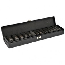 Yato  YT-1055 - Set chei tubulare impact, 10-32  mm, 1/2 inch, 15 bucati