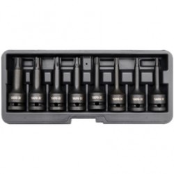 Yato  YT-1068 - Set chei tubulare impact, RM5-RM13  mm, 1/2 inch, 8 bucati