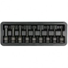 Yato  YT-10691 - Set chei tubulare impact, M4-M16  mm, 1/2 inch, 9 bucati