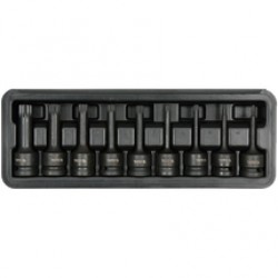 Yato  YT-10691 - Set chei tubulare impact, M4-M16  mm, 1/2 inch, 9 bucati