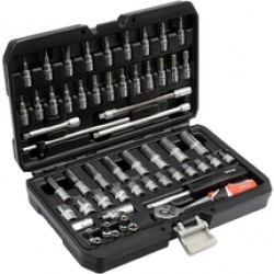 Yato  YT-14501 - Set capete de insurubare si chei tubulare, mixt, 56 bucati