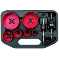 Yato  YT-3380 - Set carote, multimaterial, 22-73  mm, 8  bucati