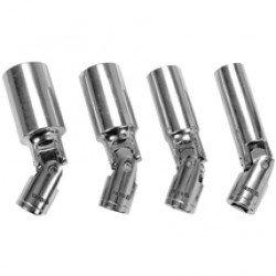 Yato  YT-38520 - Set 4 chei tubulare cu articulatie pentru bujii, 3/8 inch