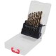 Yato  YT-41604 - Set burghie metal, HSS-CO, 1-10  mm, tija cilindrica, 19  bucati