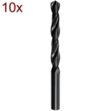 Yato  YT-4445 - Set burghie metal, HSS, 6  mm, tija cilindrica, 10  bucati