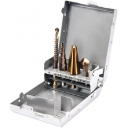 Yato  YT-44705 - Set burghie mixte , 6-12.4  mm, tija hexagonala, 4 bucati